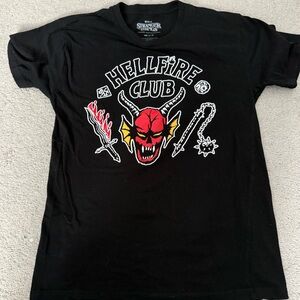 Netflix Stranger Things Black Graphic Tee